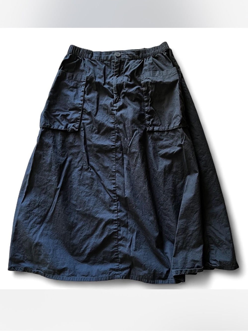 Women’s Blue Utility A-Line Skirt